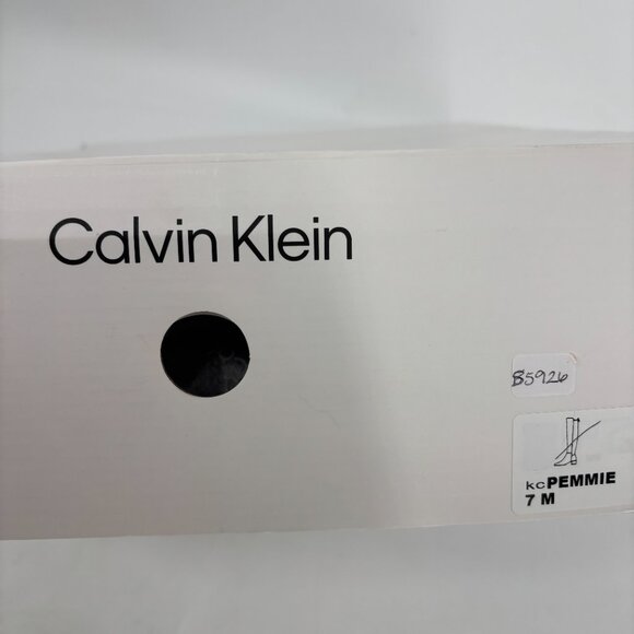 Calvin Klein Womens Jasen Buckle Strap Block Heel Ankle Booties Black Sz 7M NWB - Picture 9 of 9